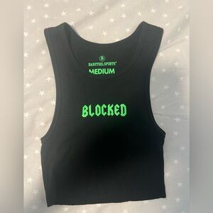 Call Her Daddy Blocked Crop Top